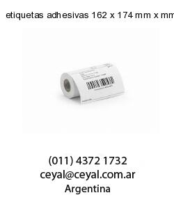 etiquetas adhesivas 162 x 174 mm x mm