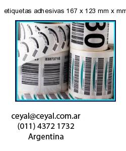 etiquetas adhesivas 167 x 123 mm x mm