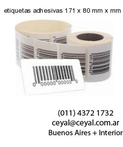 etiquetas adhesivas 171 x 80 mm x mm
