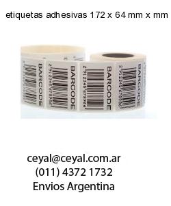 etiquetas adhesivas 172 x 64 mm x mm