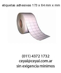 etiquetas adhesivas 173 x 64 mm x mm