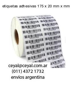 etiquetas adhesivas 175 x 20 mm x mm