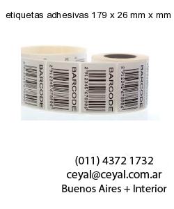 etiquetas adhesivas 179 x 26 mm x mm