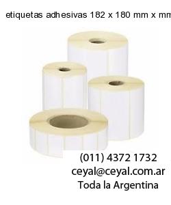etiquetas adhesivas 182 x 180 mm x mm