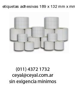 etiquetas adhesivas 189 x 132 mm x mm