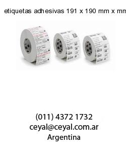 etiquetas adhesivas 191 x 190 mm x mm