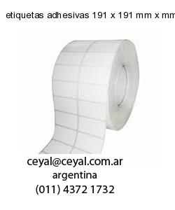 etiquetas adhesivas 191 x 191 mm x mm