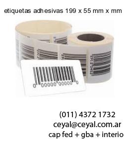 etiquetas adhesivas 199 x 55 mm x mm