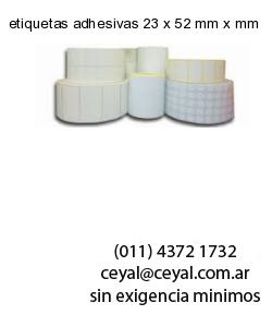 etiquetas adhesivas 23 x 52 mm x mm