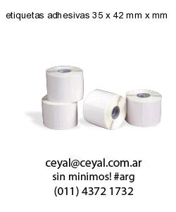 etiquetas adhesivas 35 x 42 mm x mm