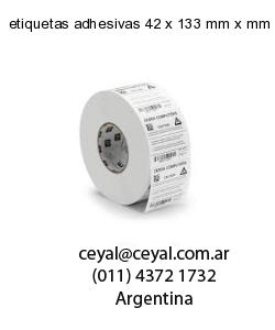 etiquetas adhesivas 42 x 133 mm x mm