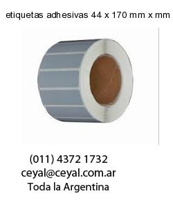 etiquetas adhesivas 44 x 170 mm x mm