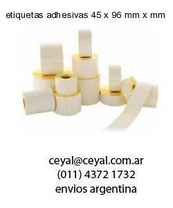 etiquetas adhesivas 45 x 96 mm x mm