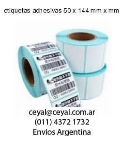 etiquetas adhesivas 50 x 144 mm x mm