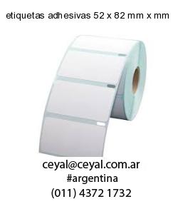etiquetas adhesivas 52 x 82 mm x mm