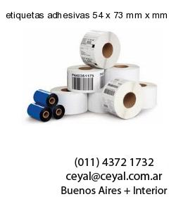 etiquetas adhesivas 54 x 73 mm x mm