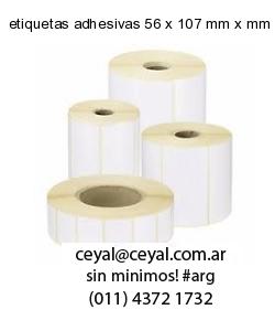 etiquetas adhesivas 56 x 107 mm x mm