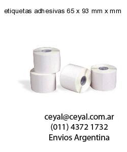 etiquetas adhesivas 65 x 93 mm x mm