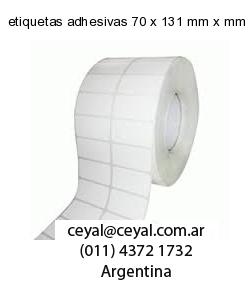 etiquetas adhesivas 70 x 131 mm x mm