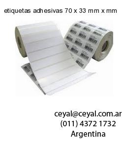 etiquetas adhesivas 70 x 33 mm x mm