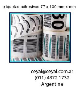 etiquetas adhesivas 77 x 100 mm x mm