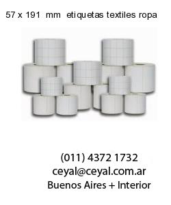 57 x 191  mm  etiquetas textiles ropa