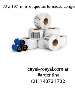 88 x 197  mm  etiquetas termicas congelados