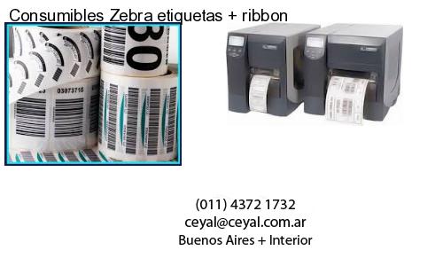 Consumibles Zebra etiquetas   ribbon