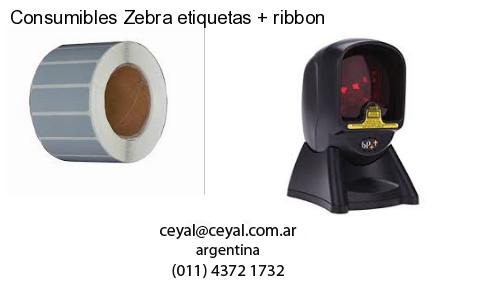 Consumibles Zebra etiquetas   ribbon