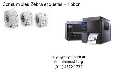 Consumibles Zebra etiquetas   ribbon