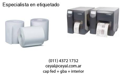 Especialista en etiquetado