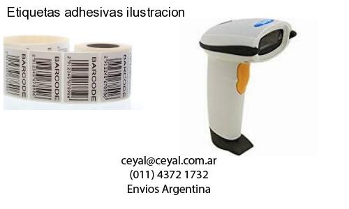 Etiquetas adhesivas ilustracion
