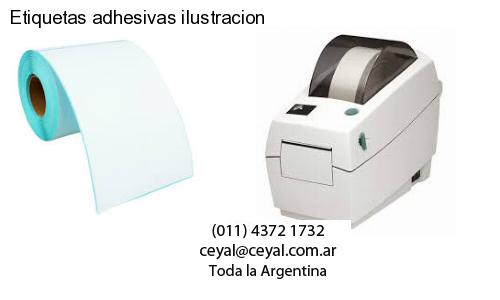 Etiquetas adhesivas ilustracion