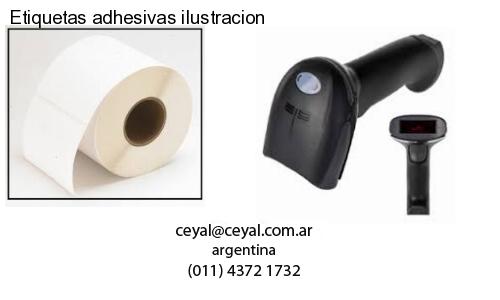 Etiquetas adhesivas ilustracion