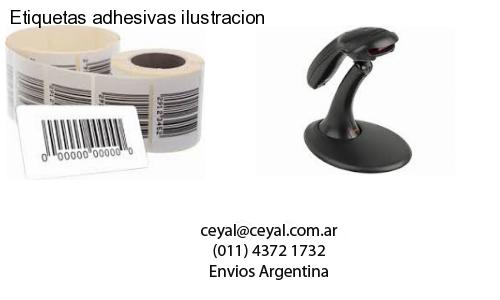 Etiquetas adhesivas ilustracion