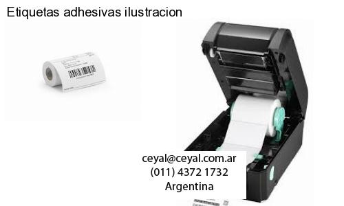 Etiquetas adhesivas ilustracion