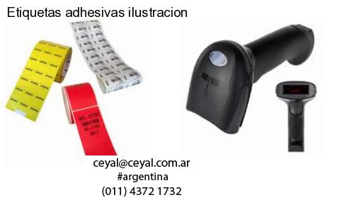 Etiquetas adhesivas ilustracion