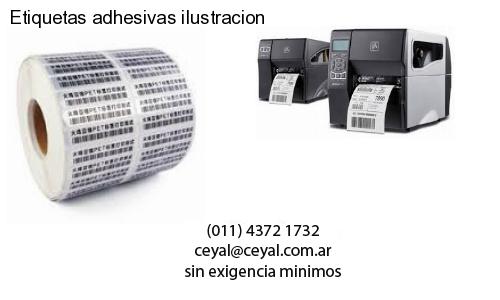 Etiquetas adhesivas ilustracion