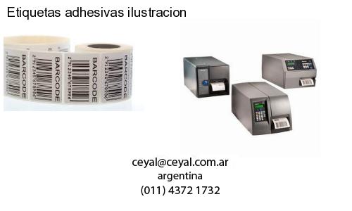 Etiquetas adhesivas ilustracion