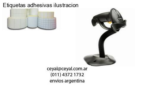 Etiquetas adhesivas ilustracion