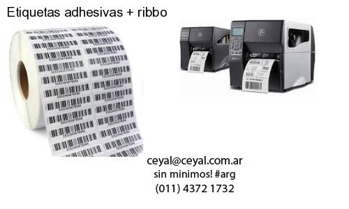 Etiquetas adhesivas   ribbo