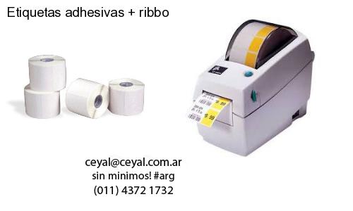 Etiquetas adhesivas   ribbo