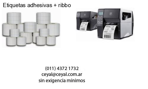 Etiquetas adhesivas   ribbo