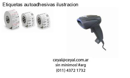 Etiquetas autoadhesivas ilustracion