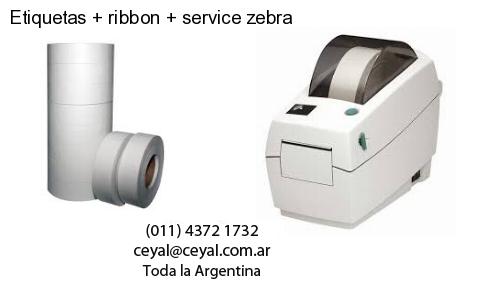 Etiquetas   ribbon   service zebra