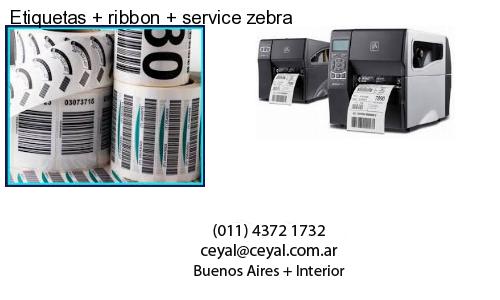 Etiquetas   ribbon   service zebra