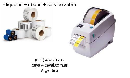 Etiquetas   ribbon   service zebra