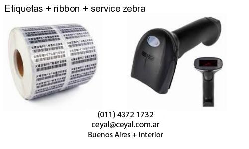 Etiquetas   ribbon   service zebra