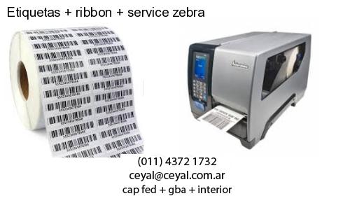 Etiquetas   ribbon   service zebra