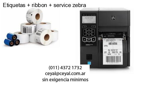 Etiquetas   ribbon   service zebra